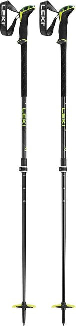 LEKI Guide 2 ски щеки за ски алпинизъм, черно/неоново жълто/тъмен антрацит