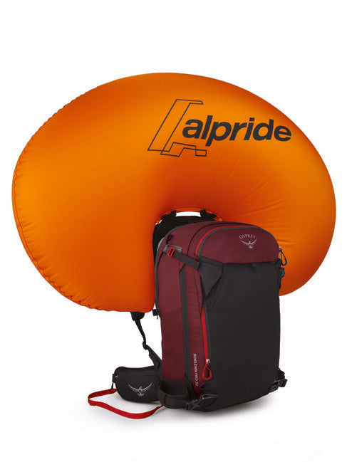 OSPREY SOELDEN PRO AVY 32 II ските туристическа раница, червен планински