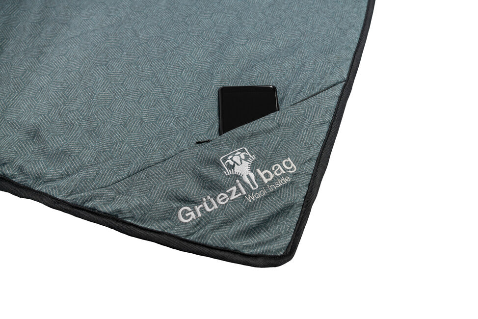 Grüezi-Bag Wellhealth Grüezi вълнено одеяло тъмносиньо deluxe