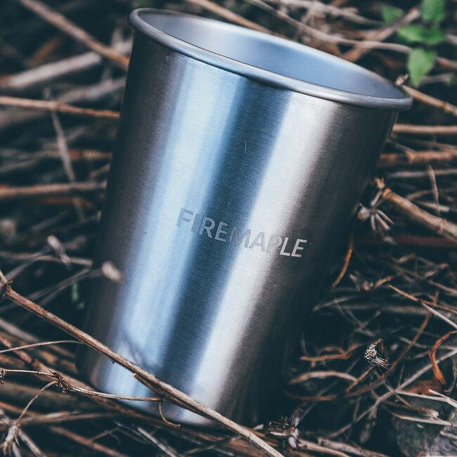 Fire Maple Antarctic чаши от неръжда­ем стомана 350 ml, сребристи, 2бр.