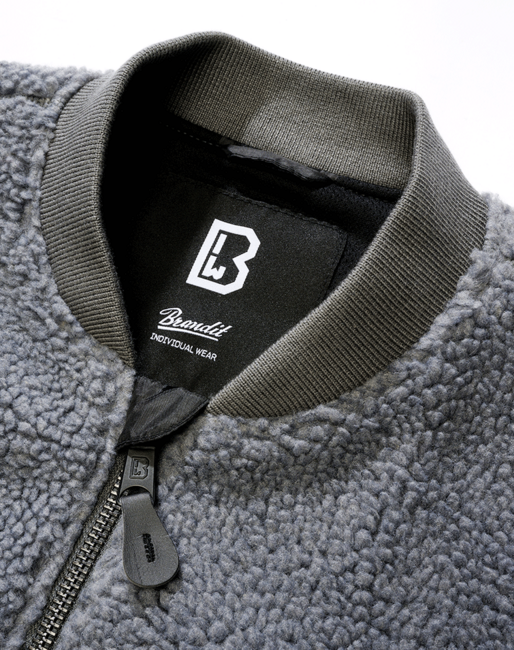 Brandit MA1 яке Sherpa, антрацит
