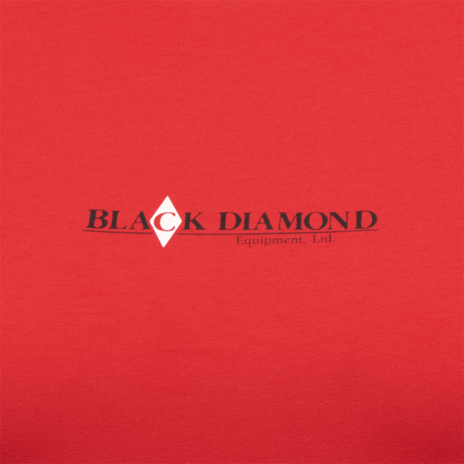 Black Diamond Heritage Wordmark тениска дамски с кратък ръкав, коралово червено