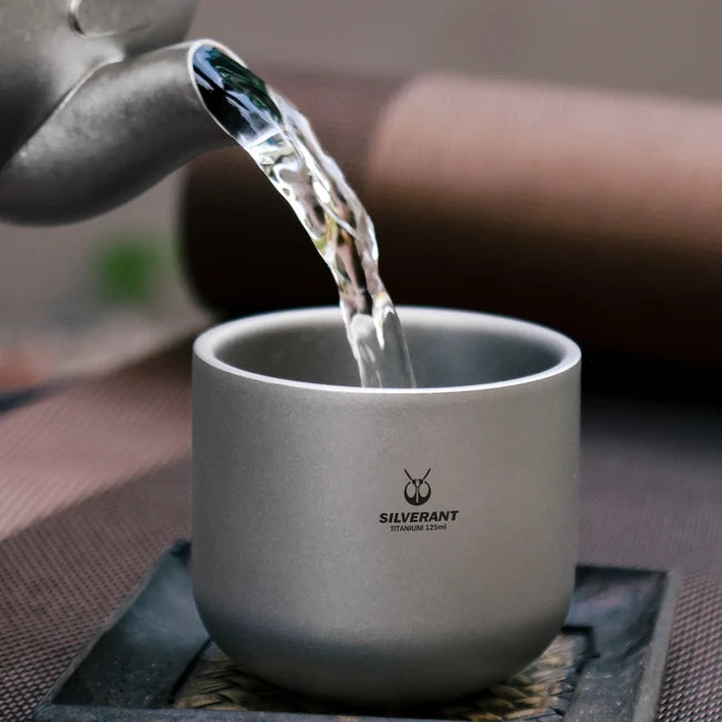 Silverant титанова двустенна чаша за чай 125 ml