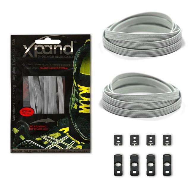 Xpand Elastic еластични шнурки за обувки, стомана