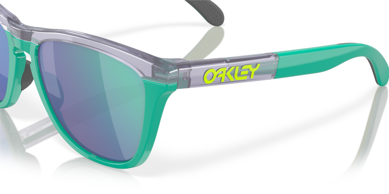 Oakley FROGSKINS RANGE слънчеви очила с рамка Trans Lilac/Celeste и лещи Prizm Jade, 55
