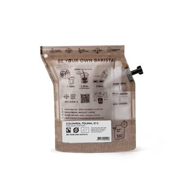 The Brew Company инстантна кафе Колумбия органична, 22 г пакет