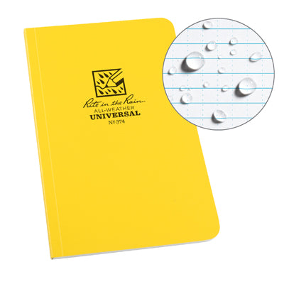 Rite в Rain Field-Flex Книга за всяко време, жълта, бр. 374