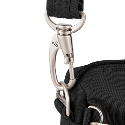 Travelon Classic Crossbody чанта през рамо против кражба, черна