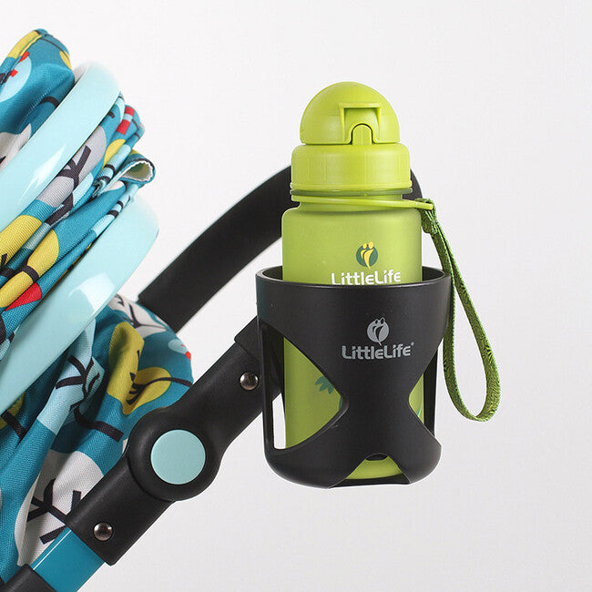 LittleLife държач за бутилка или чаша за количка, черен
