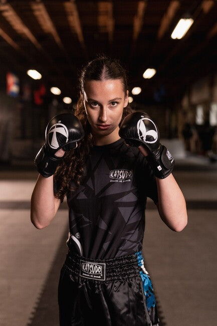 Katsudo Revenge MMA ръкавици, черно бели