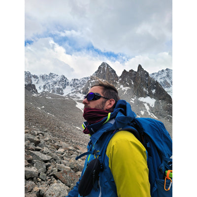 Origin Outdoors Merino многофункционален шал за открито, бордо