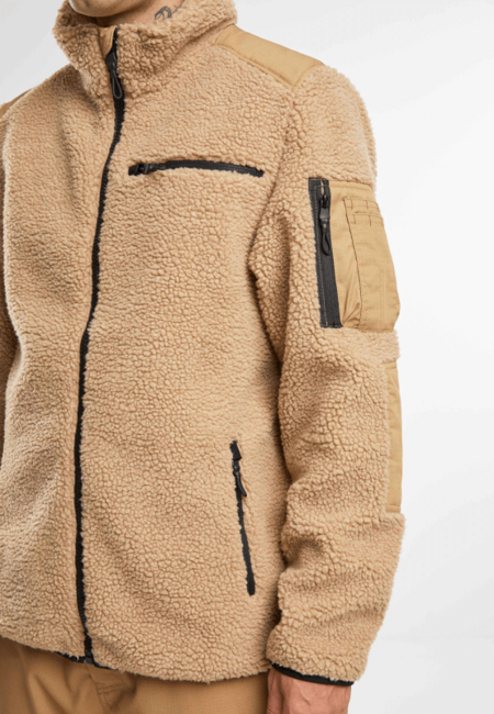 Brandit Ramble яке флисов мъжко Teddyfleece, камилска