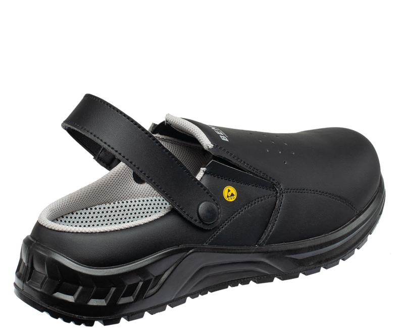BENNON черно SB ESD работни сандали Slipper