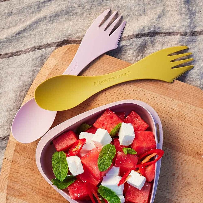 LIGHT MY FIRE Spork многофункционна лъжица голям serving, кремова