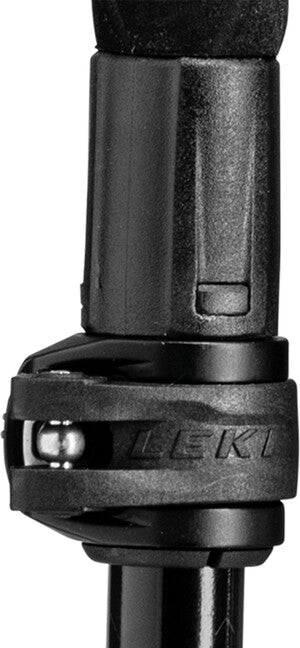 LEKI черно Series FX Carbon тракинговите пръчки, черна-прозрачна-естествен въглерод, 110 - 130 см