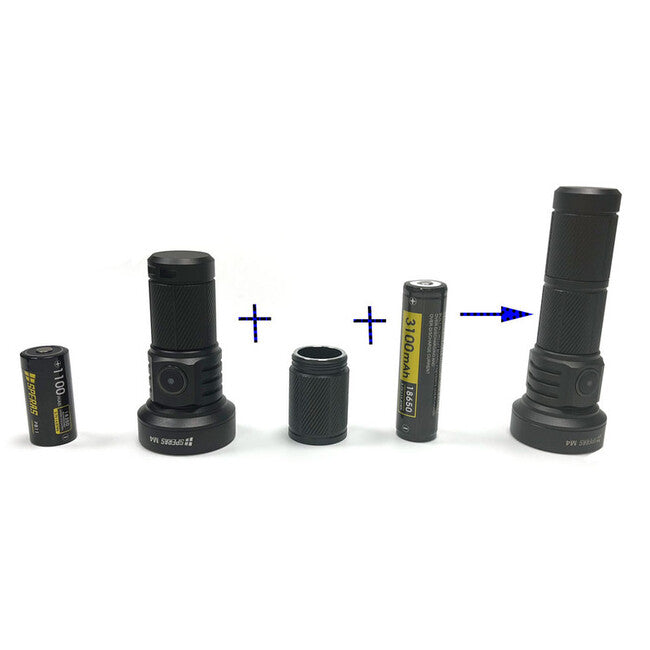 Speras Predlžovací tubus M4 Plus Tube, черна