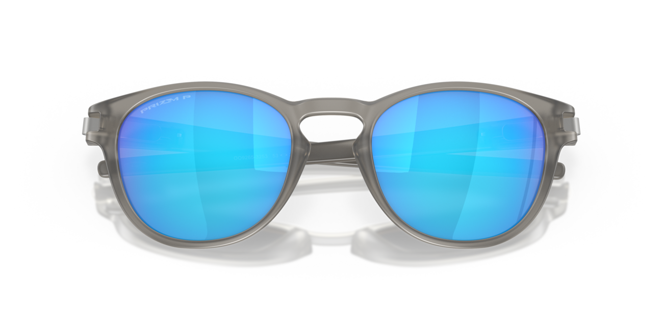 Oakley LATCH слънчеви очила с рамка Matte Grey Ink и стъкла Prizm Sapphire Irid Polar, 53