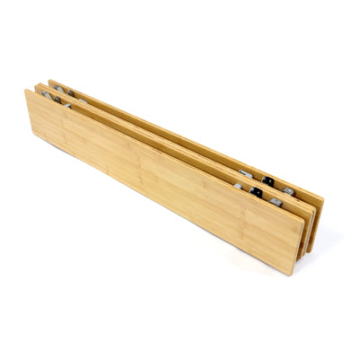 BasicNature Bamboo сгъваемо маса 100 x 65 cm