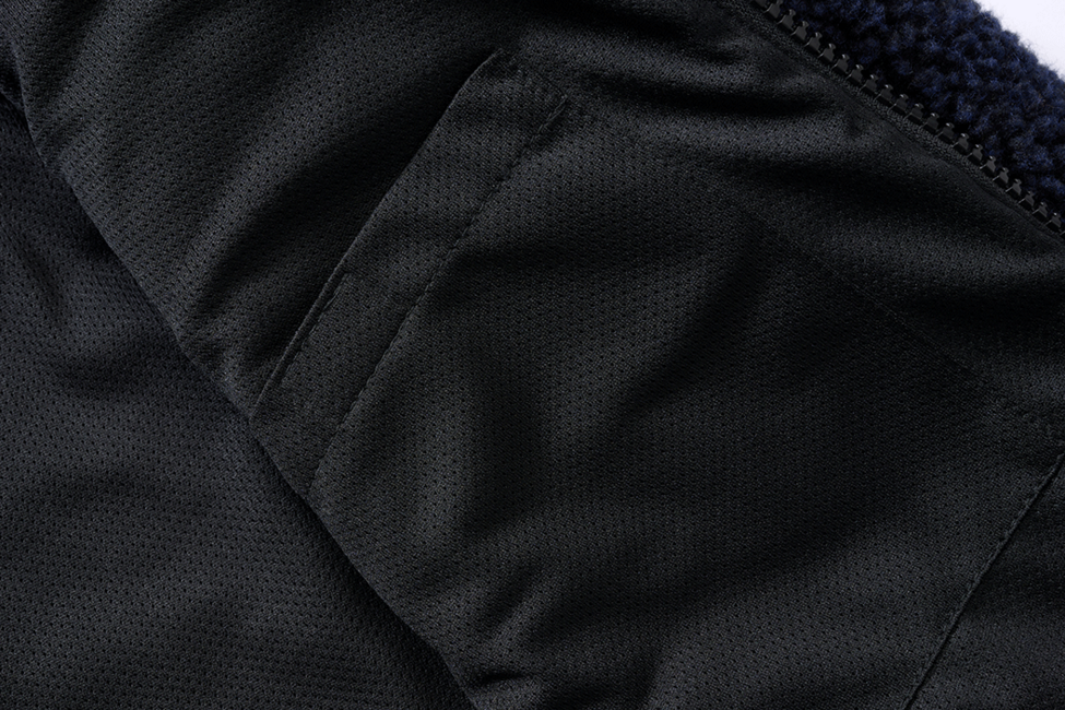 Brandit Worker яке флисов суитшърт с качулка Teddyfleece, тъмносиньо