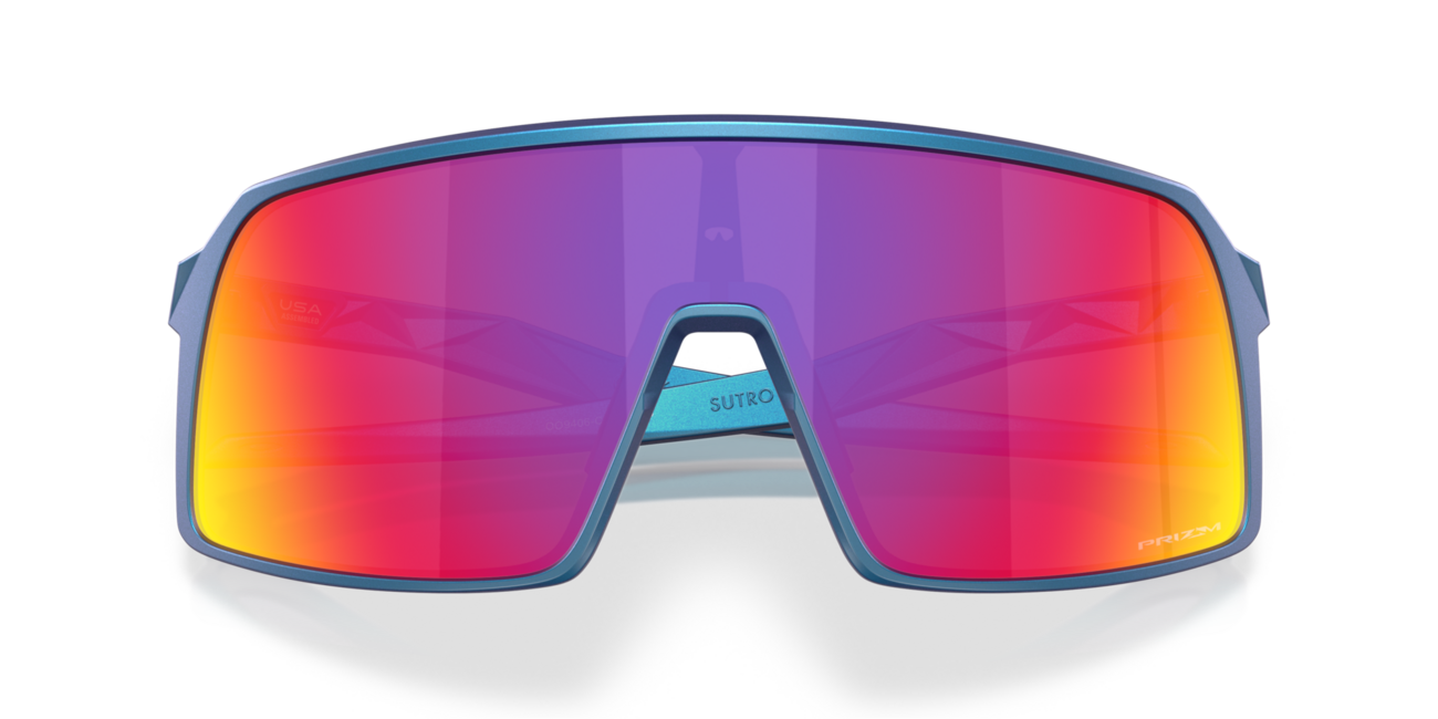 Oakley SUTRO слънчеви очила с рамка Matte Cyan/Син Colorshift и със стъкла Prizm Road, Steel