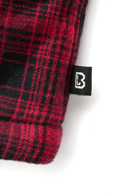 Brandit Classic Sherpa яке, черно-червено