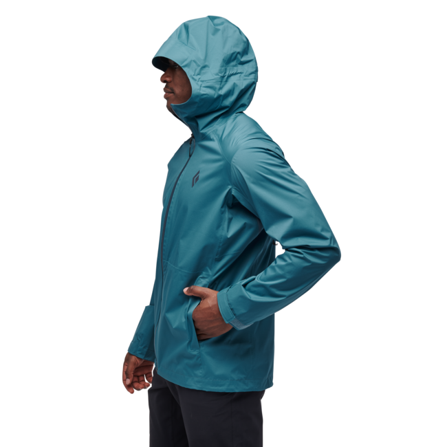 Black Diamond Stormline Stretch Rain Shell непромокаемо яке мъжко, поточно синьо
