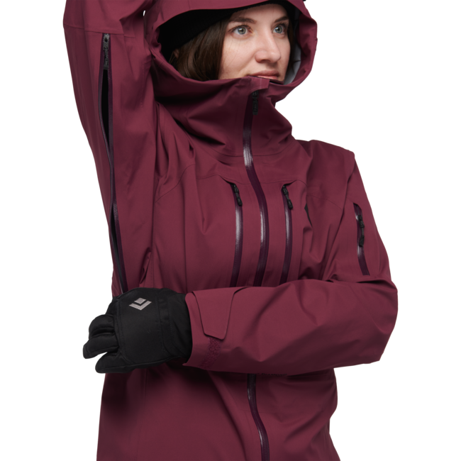 Black Diamond Recon Lt Stretch Shell ски яке дамски, черница