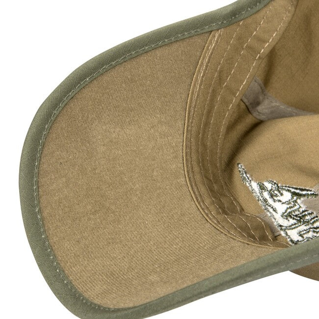 Helikon-Tex шапка PolyCotton Ripstop с лого, маслинено зелено / Adaptive