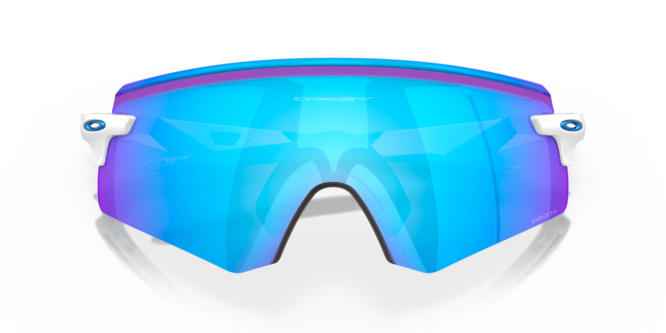Oakley ENCODER слънчеви очила с рамка Polished White и стъкла Prizm Sapphire