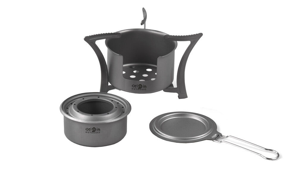 Origin Outdoors Stove Combo титанов комбиниран готвач