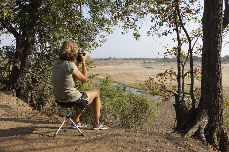 BasicNature Travelchair сгъваемо кресло тринога сандвич