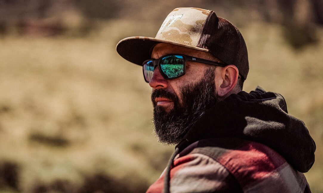 Wiley X Sierra Слънчеви очила Captivate Polarized Blue огледало, мат черни