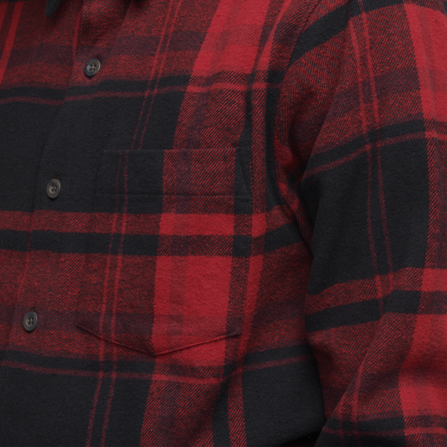 Black Diamond Project Flannel фланелена риза мъжка, червено rock-черно каре