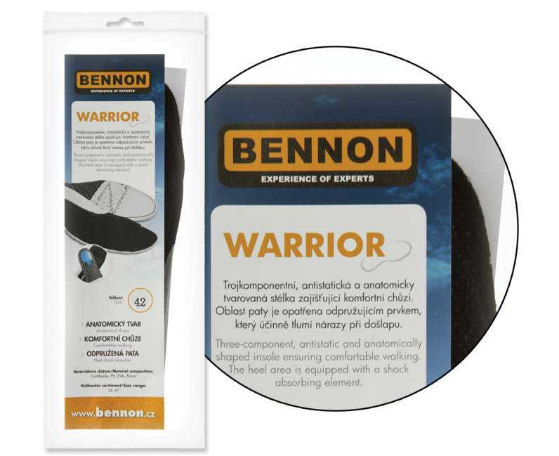 BENNON WARRIOR анатомични стелки за обувки