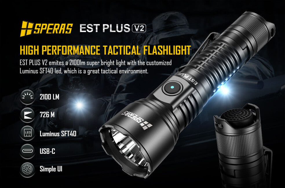 Speras EST Plus Kit батерийна комплект 2100LM 726M