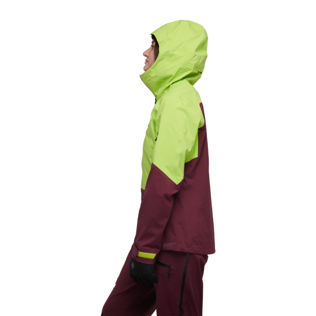 Black Diamond Recon Lt Stretch Shell ски яке дамско, aloe-черница