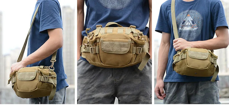 DRAGOWA TACTICAL Sierra 7 чантичка за кръста, каки, 7 L