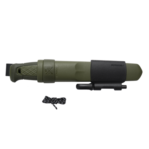 Morakniv Kansbol нож за оцеляване на открито със зелена комплект