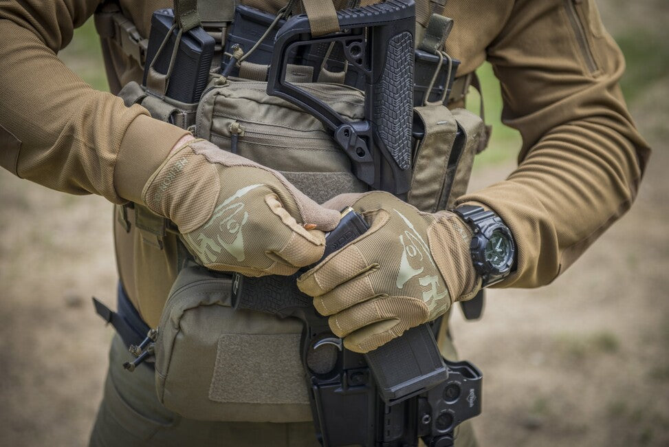 Helikon-Tex Range Tactical ръкавици, койот / адаптивно зелено