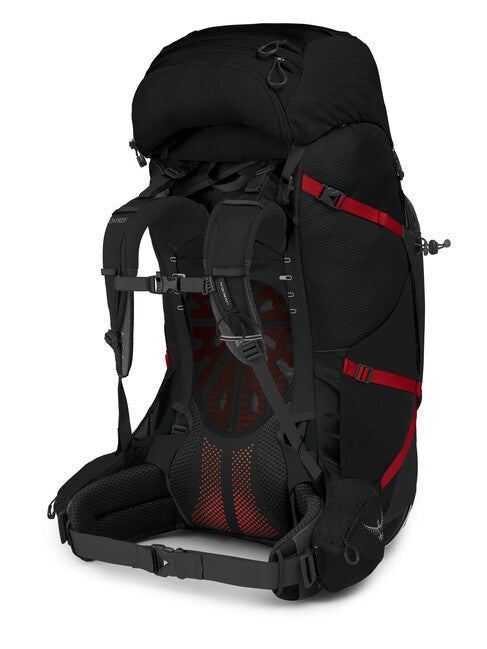 OSPREY AETHER PLUS 100 туристическа раница, черна