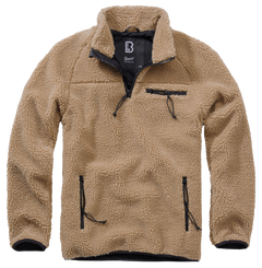 Brandit Teddyfleece Troyer flisasta jakna, kamel