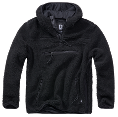 Brandit Worker Φούτερ Teddyfleece, μαύρο