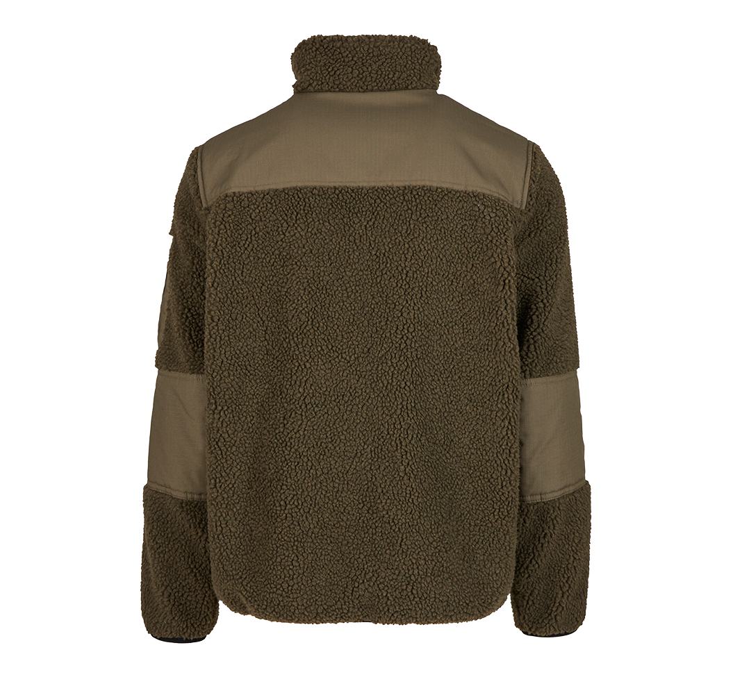 Brandit Ramble pánska bunda flísová Teddyfleece, olivová
