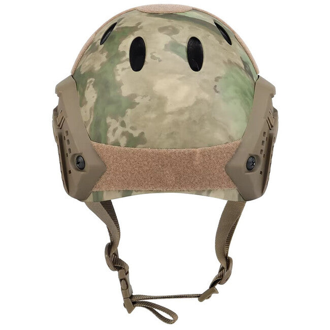 DRAGOWA Tactical FAST PJ тактическа каска с окуляри Bolt, Digital Woodland (без сертификация)
