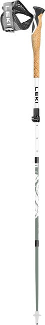LEKI Cross Trail FX Superlite туристически пръти, бяла-envy зелена-черна, 110 - 130 cm