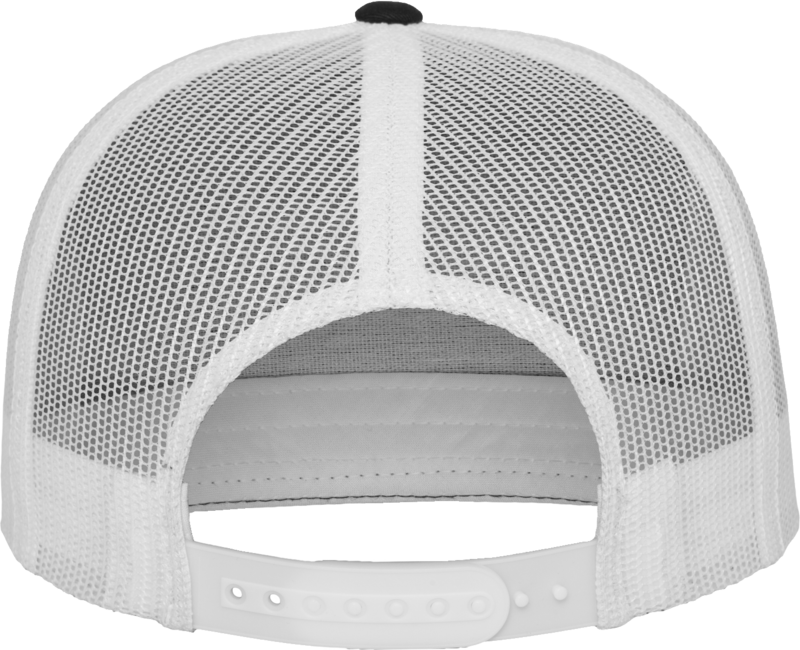 Brandit Classic Trucker 2-Tone шапка с прав козирок, черна-бяла