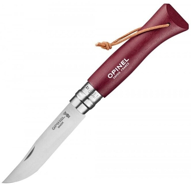 Opinel VRI N°08 Trekking сгъваем нож, бордо