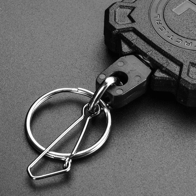 Leguon Keyhex карабина за ключове с оцелено въже, маслинена