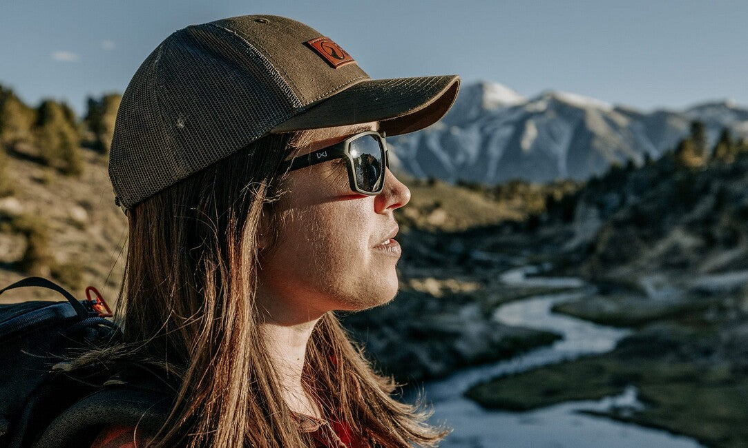 Wiley X Sierra слънчеви очила Captivate Polarized, мат черни, черни огледални