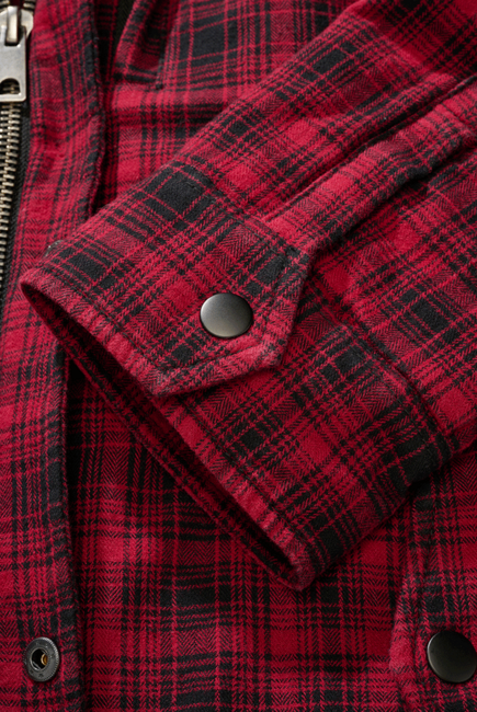 Brandit Classic Sherpa яке, черно-червено